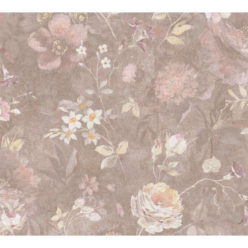 Tapete Beige, Creme, Braun, Rosa AS-Creation deco Vliestapete (1044081)