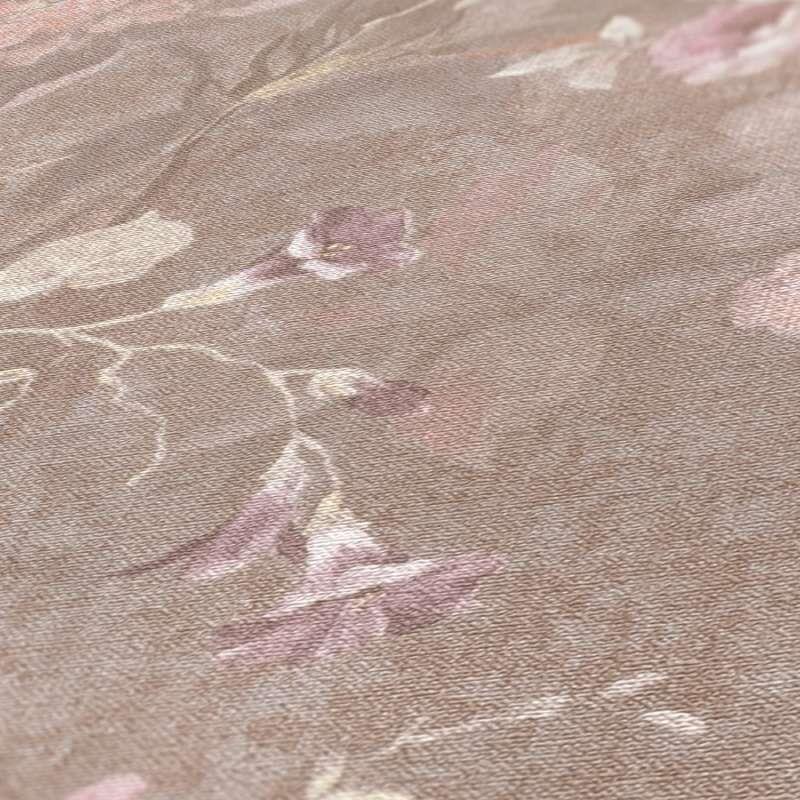 Tapete Beige, Creme, Braun, Rosa AS-Creation deco Vliestapete (1044081)