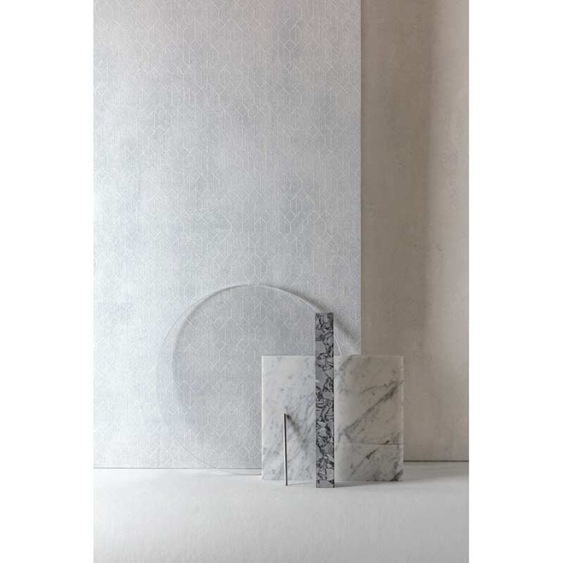 Tapete Grau, Silber MASUREEL Vliestapete (1035816)