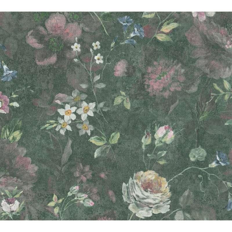 Tapete Grün, Rosa AS-Creation deco Vliestapete (1044080)