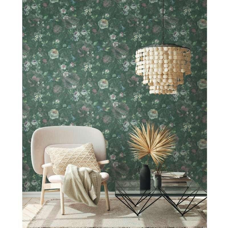 Tapete Grün, Rosa AS-Creation deco Vliestapete (1044080)