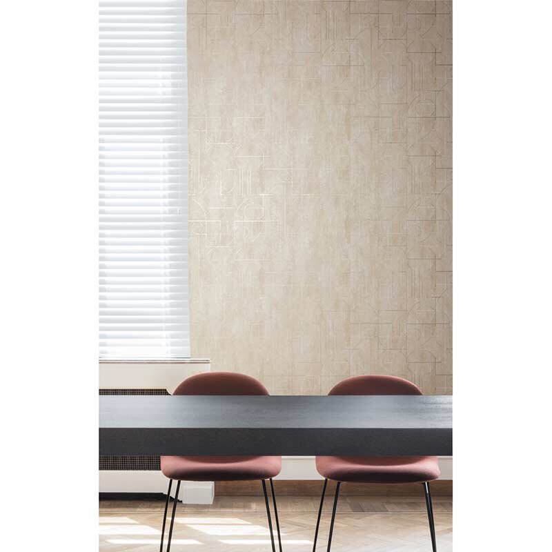 Tapete Beige, Creme MASUREEL Vliestapete (1035796)