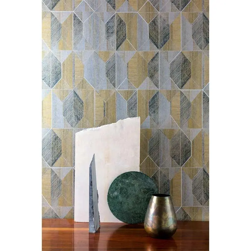 Tapete Grau, Silber MASUREEL Vliestapete (1035795)