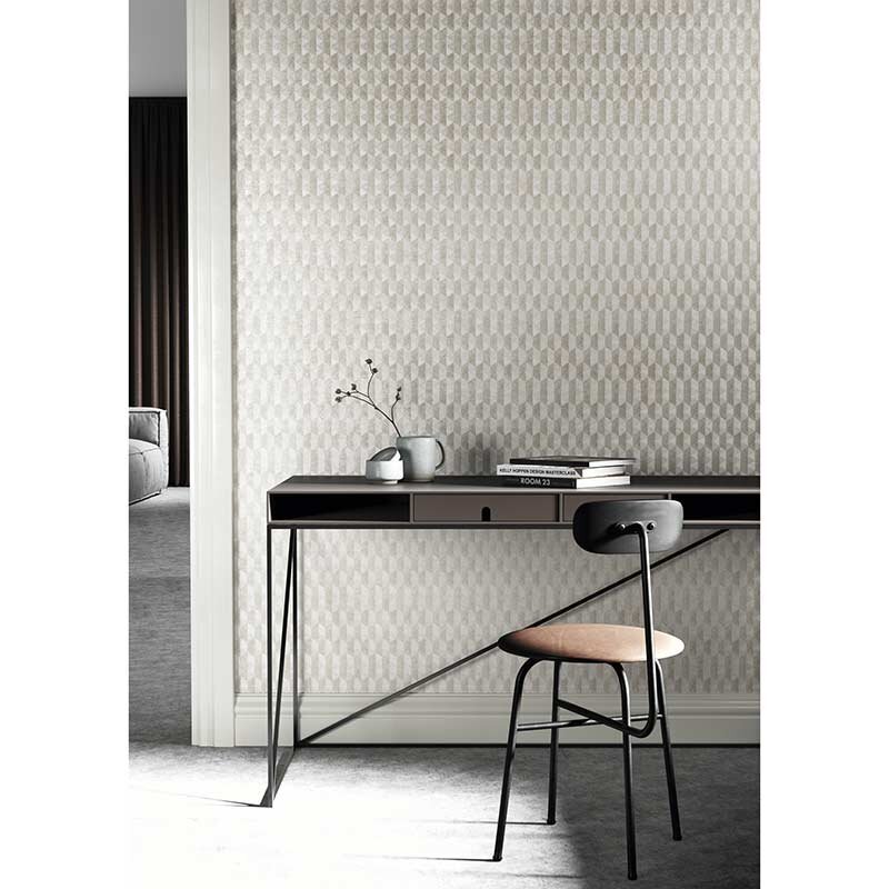 Tapete Grau, Silber MASUREEL Vliestapete (1035777)