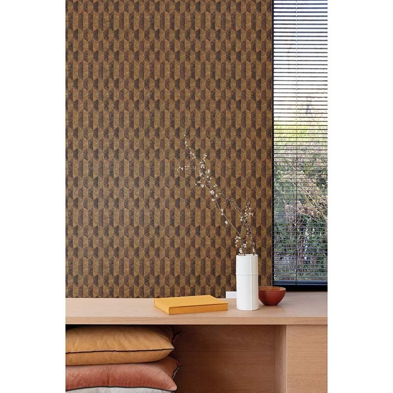 Tapete Gold, Kupfer MASUREEL Vliestapete (1035776)