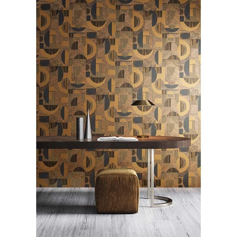 Tapete Beige, Creme, Braun MASUREEL Vliestapete (1035757)