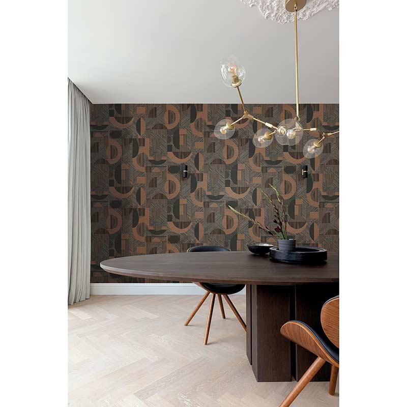 Tapete Braun MASUREEL Vliestapete (1035752)