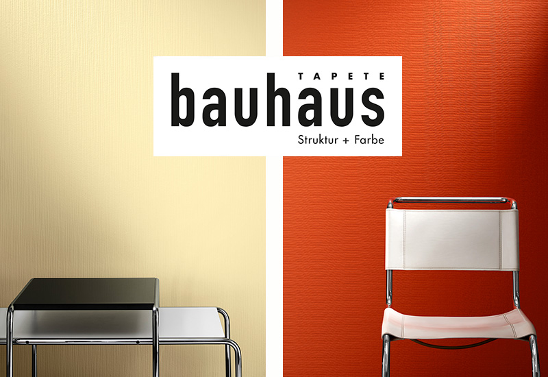 Bauhaus Tapete Rasch Struktur + Farbe