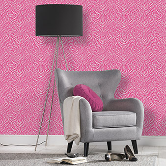 Pinke Animalprint Tapete