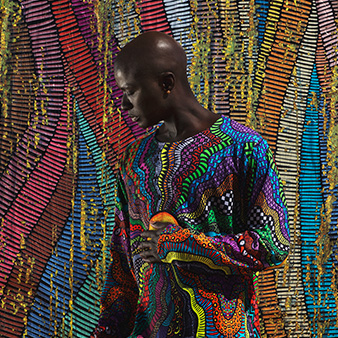 Digitaldruck Tapete afrikanisches Muster