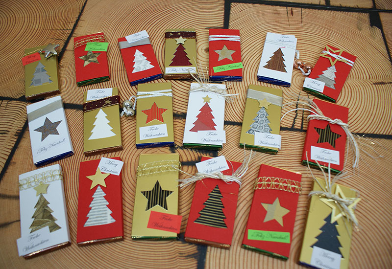 Bastelidee Kleine Aufmerksamkeiten zu Weihnachten