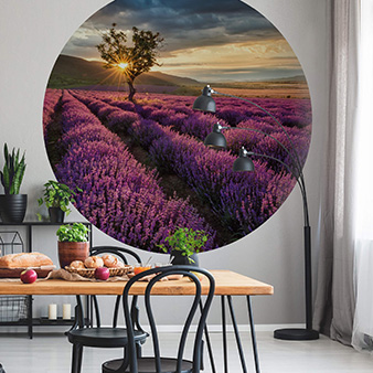 Runde Tapete DD119192 Designwalls 2.0 Lavender in the Provence